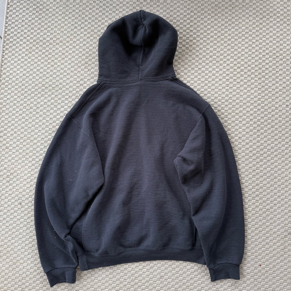 Vintage 90s insane training center russell athletic black hoodie - Picture 5 of 5
